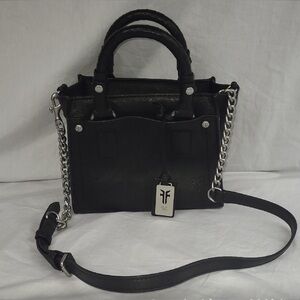 FRYE Black Leather Demi mini